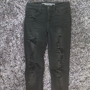Black Super Stretch American Eagle Outfitters